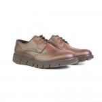 ACE Ανδρικά Δερμάτινα Casual 6814 brown