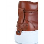 KRICKET δερμάτινο casual 23X4022-45 COGNAC-ΤΑΜΠΑ