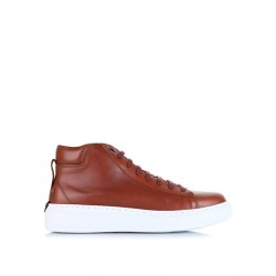 KRICKET δερμάτινο casual 23X4022-45 COGNAC-ΤΑΜΠΑ