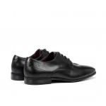 FLUCHOS Ανδρικά δερμάτινα δετά ADAM F0842 MEMORY BLACK