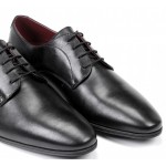FLUCHOS Ανδρικά δερμάτινα δετά ADAM F0842 MEMORY BLACK
