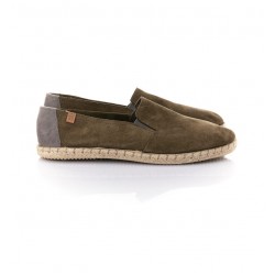 ACE Ανδρικές δερμάτινες Εσπαντρίγιες 433-16382-02-Khaki
