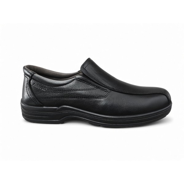 LUISETTI ανδρικό δερμάτινο 37050NA BLACK