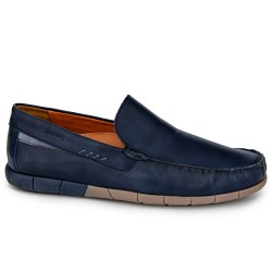 BOXER ανδρικό δερμάτινο 21355-15-016 blue