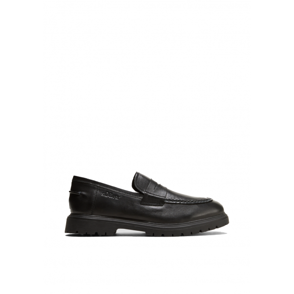 S.Oliver LEATHER LOAFERS 5-5-14200-41-022 BLACK