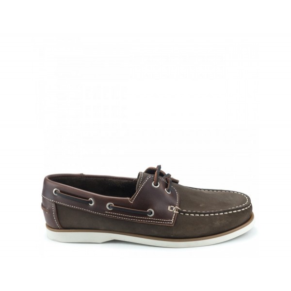 ACE Ανδρικό παπούτσι yacht W1883 BROWN NOBUCK