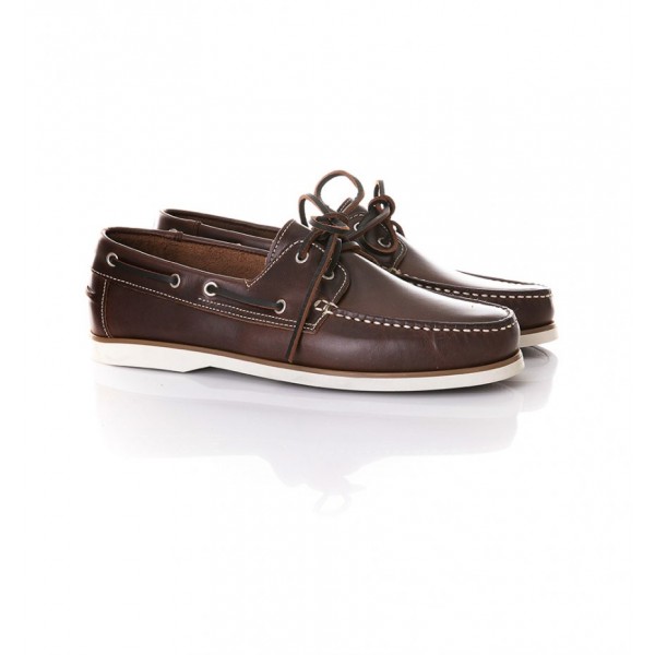 ACE Ανδρικό παπούτσι yacht W1883-01 BROWN Pull Up