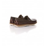 ACE Ανδρικό παπούτσι yacht W1887 LEATHER BROWN