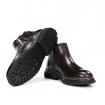 FLUCHOS LEATHER BOOTS LINCON F2057 Brown Ankle Boot