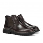 FLUCHOS LEATHER BOOTS LINCON F2057 Brown Ankle Boot