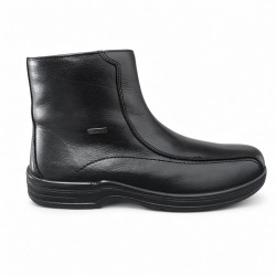 LUISETTI ανδρικό δερμάτινο 37052NA BLACK