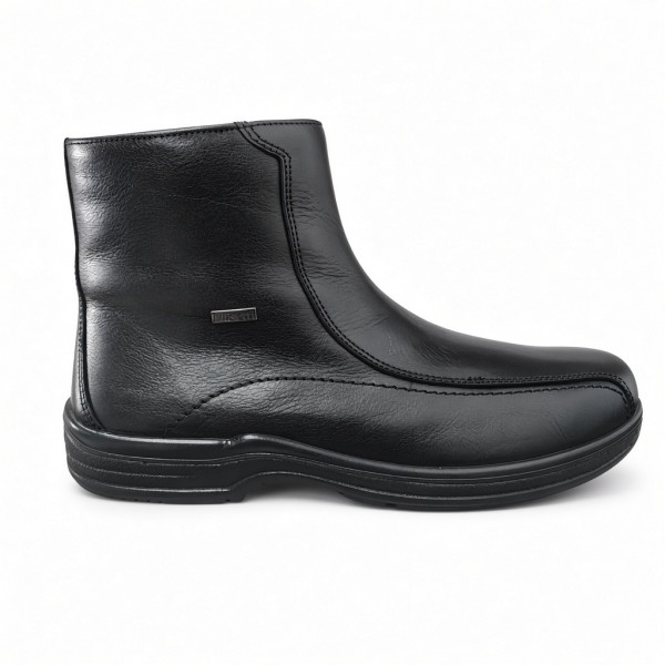 LUISETTI ανδρικό δερμάτινο 37052NA BLACK