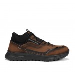 FLUCHOS LEATHER BOOTS F1840 NOBUCK HYDRO PIEDRA BROWN