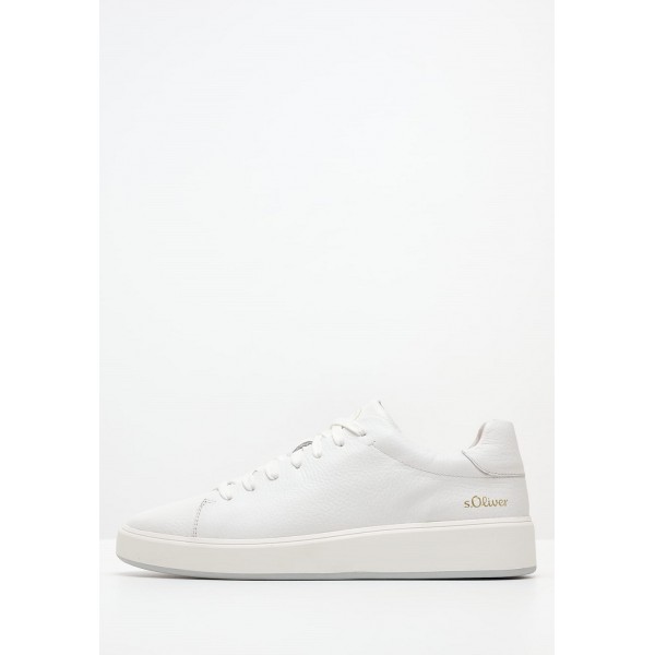 S.Oliver Ανδρικά δερμάτινα Sneakers 5-5-13640-30-100 WHITE