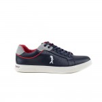 GREENSTEP LEATHER SNEAKER SGPD30836-4A BLUE/GREY