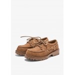 D.FRANKLIN BOAT SHOES Sierra Harbor Suede Camel DFSH433010-CAME-36