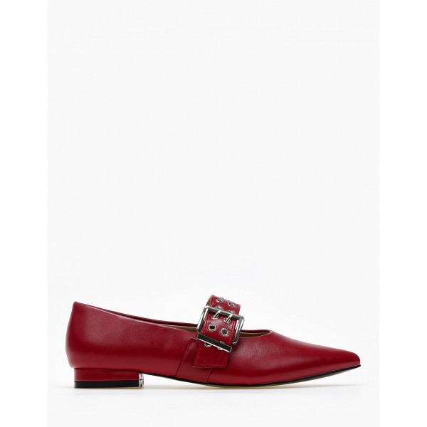 ANATOMIC NICOLAS POINTED TOE PUMPS F25-6505-38 RED