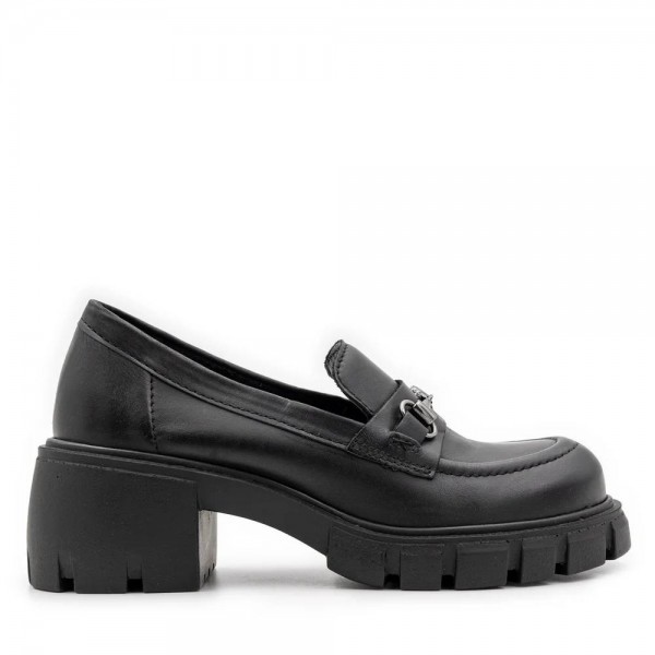 BOTTERO ΔΕΡΜΑΤΙΝΑ Loafers 347301 BLACK