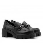 BOTTERO ΔΕΡΜΑΤΙΝΑ Loafers 347301 BLACK