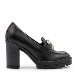 BOTTERO ΔΕΡΜΑΤΙΝΑ Loafers 350101 BLACK