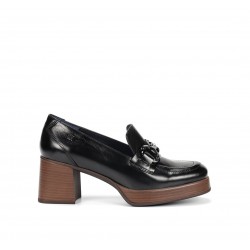FLUCHOS ΓΥΝΑΙΚΕΙΑ CASUAL LOAFERS CRISTEL D9155 Black Shoe
