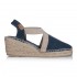 Toni Pons Wedge espadrilles in Navy colour - TERRA-V
