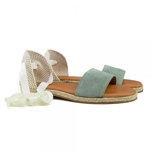Flexpoint Anatomic δερμάτινα ESPADRILLES 1836 menta