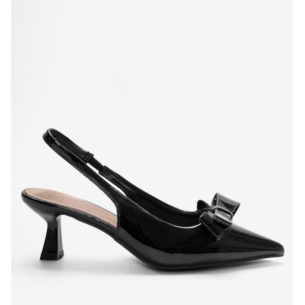 NICOLAS ANATOMIC POINTY PUMPS  F25-1088-34 BLACK