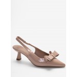 NICOLAS ANATOMIC POINTY PUMPS F25-1088-36 BIEGE