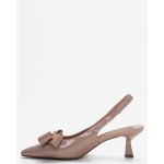 NICOLAS ANATOMIC POINTY PUMPS F25-1088-36 BIEGE