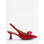 NICOLAS ANATOMIC POINTY PUMPS F25-1088-41 RED
