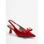 NICOLAS ANATOMIC POINTY PUMPS F25-1088-41 RED