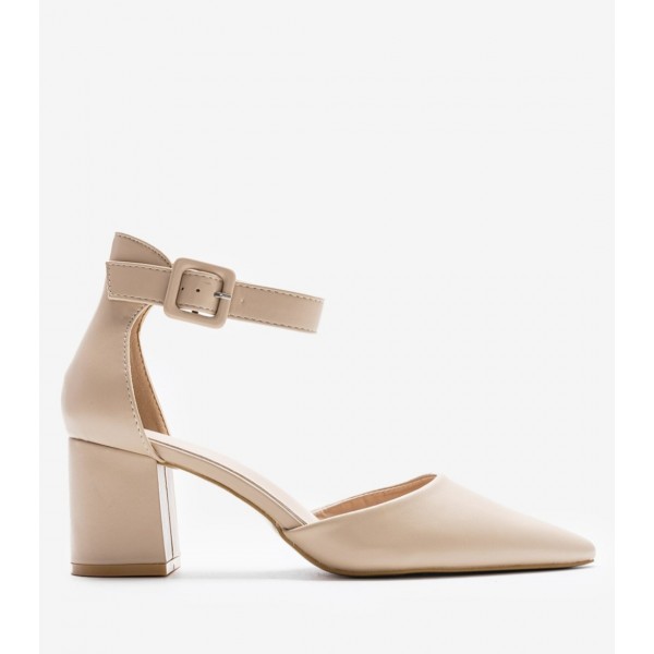 NICOLAS ANATOMIC POINTY PUMPS F25-0228-36 BIEGE