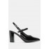 NICOLAS ANATOMIC POINTY PUMPS  F25-6050-34 BLACK
