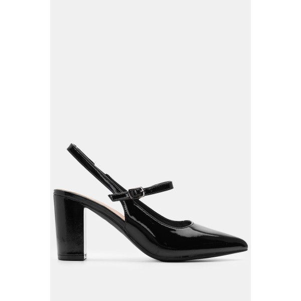 NICOLAS ANATOMIC SLINGBACK PUMPS F19-19071-34 BLACK