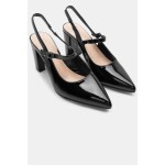 NICOLAS ANATOMIC SLINGBACK PUMPS F19-19071-34 BLACK