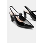 NICOLAS ANATOMIC SLINGBACK PUMPS F19-19071-34 BLACK