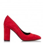BLOCK HEEL PUMPS ENVIE E02-08503-30 ΚΟΚΚΙΝΟ