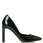 ENVIE SQUARE TOE SHINY PUMPS V45-14159-48 GREEN