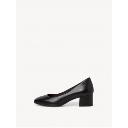 TAMARIS Comfort  δερμάτινη γόβα 8-8-82302-41-022 BLACK NAPPA