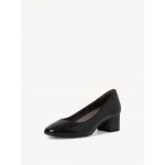 TAMARIS Comfort  δερμάτινη γόβα 8-8-82302-41-022 BLACK NAPPA