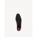 TAMARIS Comfort  δερμάτινη γόβα 8-8-82302-41-022 BLACK NAPPA