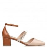 POINTY PUMPS Envie Μπεζ γόβες Ελληνικής παραγωγής E02-11074-36