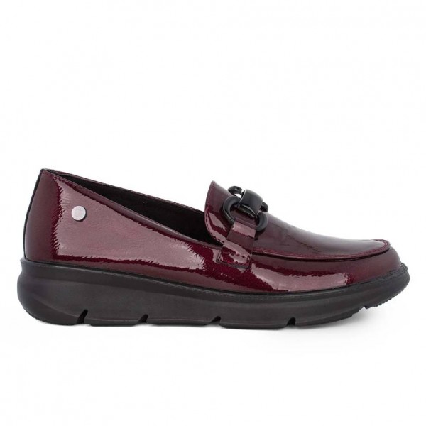 ZAK SHOES LOAFERS SD65121-33 BORDO PATEN