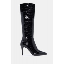 ANATOMIC NICOLAS Μπότες Μυτερές Croco 6190-34 BLACK