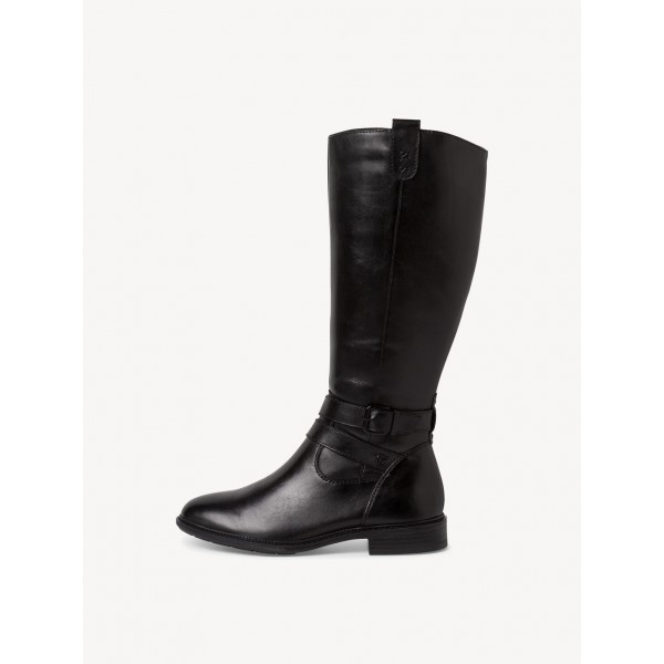 TAMARIS comfort δερμάτινη μπότα 8-8-85503-41-001 BLACK