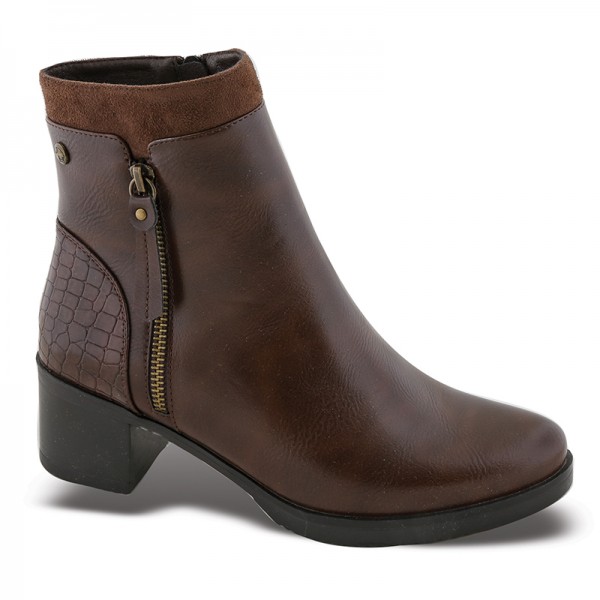 BLONDIE ANKLE BOOTS μποτάκι SD6111-35 BROWN