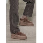 D.FRANKLIN Nordic Trk Fur Low Brown DFSH370011-BROW-36