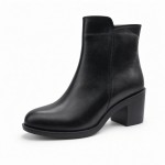 MAGO LEATHER BOOTS 53428-34 BLACK MAGO LEATHER BOOTS 53428-34 BLACK