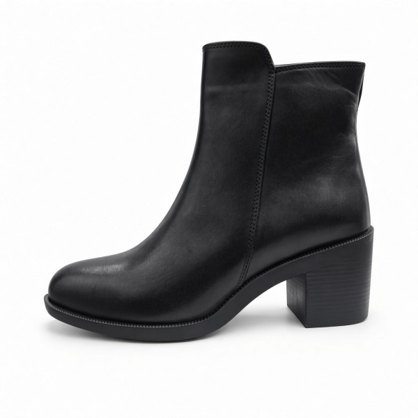 MAGO LEATHER BOOTS 53428-34 BLACK MAGO LEATHER BOOTS 53428-34 BLACK